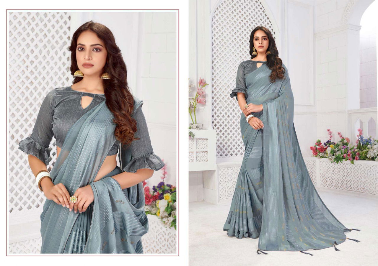 Saroj Tum Bin Fancy Party Wear Georgette Designer Saree Collection
